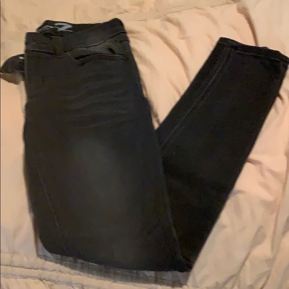 Seven 7 faded black jeggings sz8 new w/o tags
